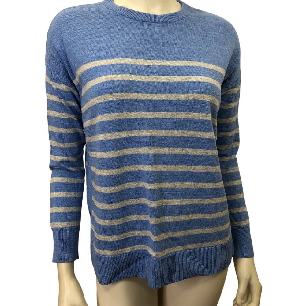 VINEYARD CREW NECK  STRIPE SWEATER XS‎